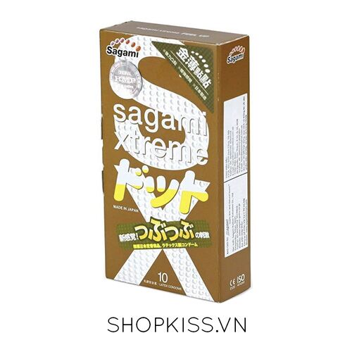 Bao cao su mỏng gai nhẹ Sagami Xtreme Feel Up